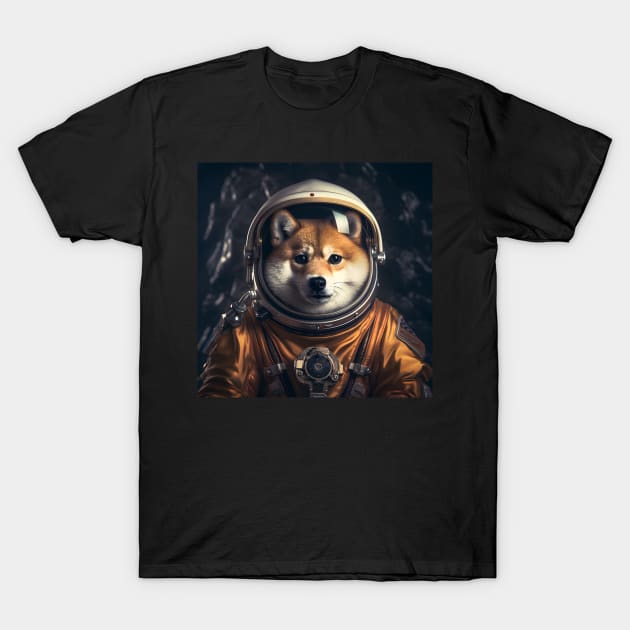 Astro Dog - Shiba Inu T-Shirt by Merchgard